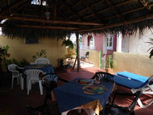 'Terraza comun' Casas particulares are an alternative to hotels in Cuba.
